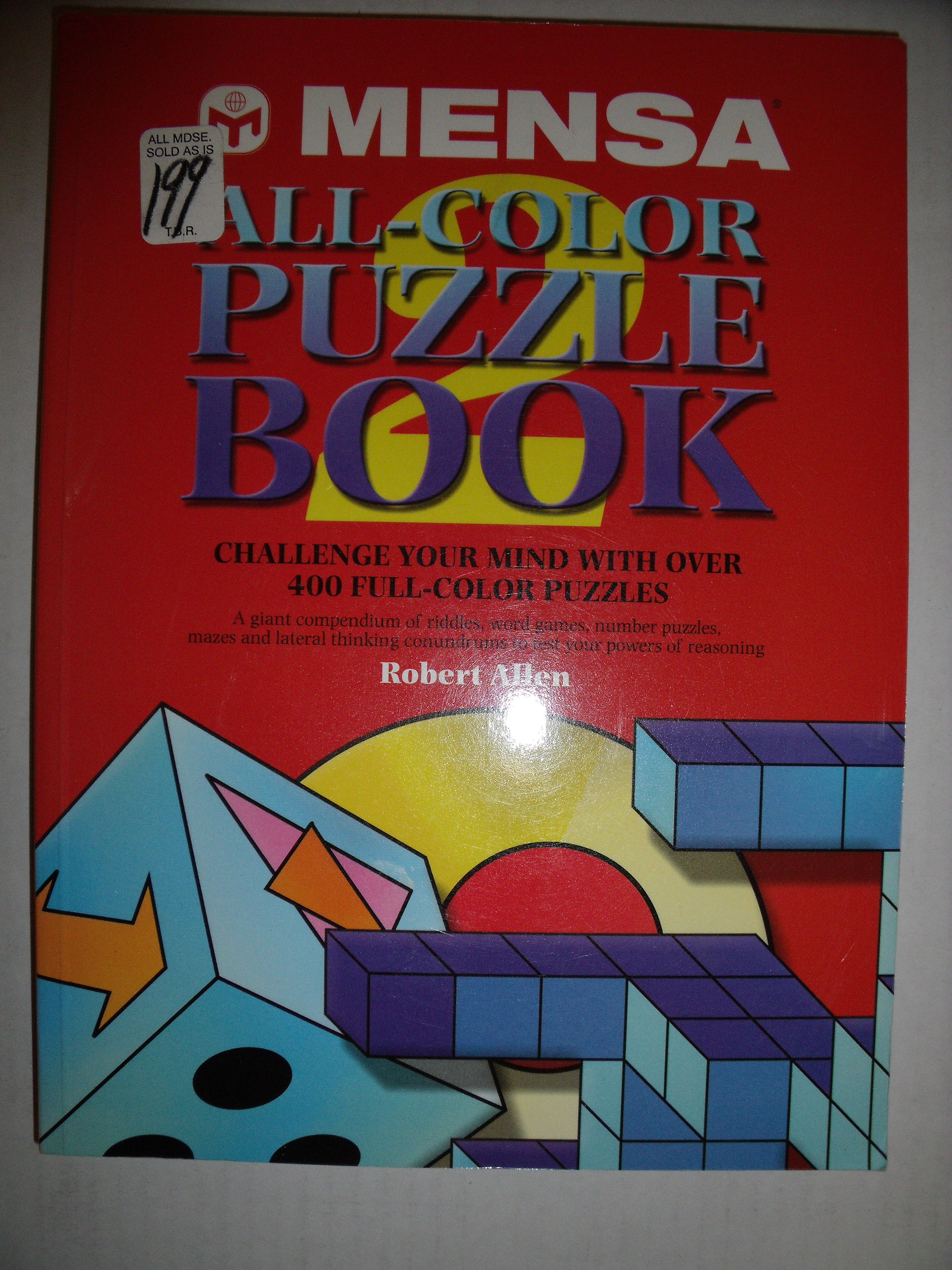 Mensa All Color Puzzle Book 2 by Allen, Robert