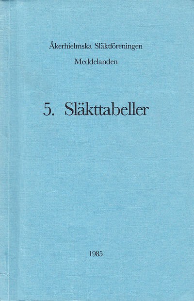 Släkttabeller.
