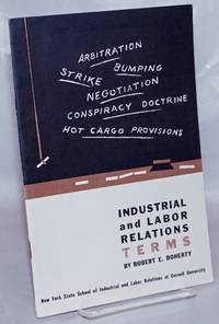 image of Industrial and labor relations terms: a glossary for students and teachers