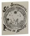 Six Statements for Peace in America