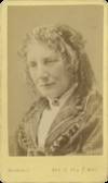 Carte-de-Viste Portrait of Harriet Beecher Stowe, c. 1870