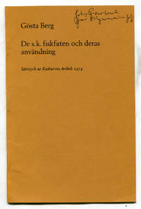 De s.k. fiskfaten och deras användning. Särtryck…