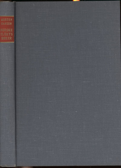 Norske slektsbøker. En bibliografi