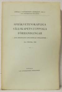 Språkvetenskapliga sällskapets i Uppsala…