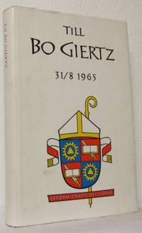 Till Bo Giertz 31/8 1965.