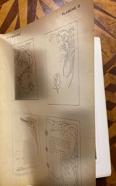 [ART NOUVEAU LEATHER DESIGNS 1908]....; (photo 11)
