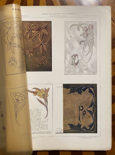 [ART NOUVEAU LEATHER DESIGNS 1908]....; (photo 12)