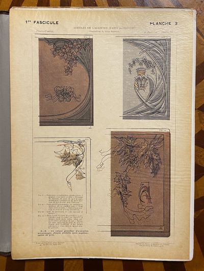 [ART NOUVEAU LEATHER DESIGNS 1908]....; (photo 13)