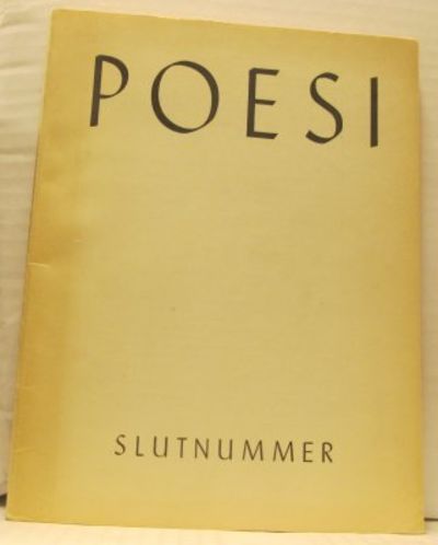 Poesi slutnummer 1950. Tidskrift för lyrik…