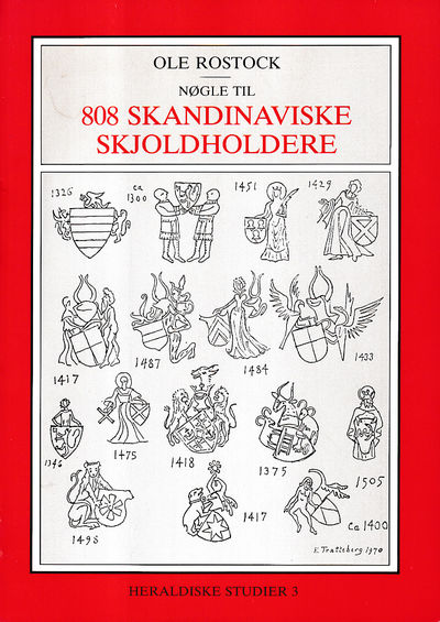 Nøgle til 808 skandinaviske skjoldholdere.