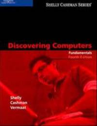 Discovering Computers: Fundamentals, Fourth Edition (Shelly Cashman)