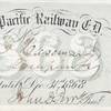 The Original Engraved Union Pacific Railroad Pass, Issued to Jack Casement Who Built the Road, Used by Him to Manage and Supervise Construction of the Transcontinental Railroad