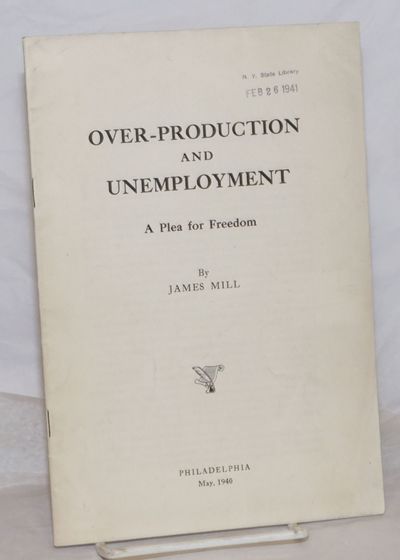 Philadelphia: the author, 1940. Pamphlet. 30p., staplebound pamphlet, wraps lightly worn and soiled,...