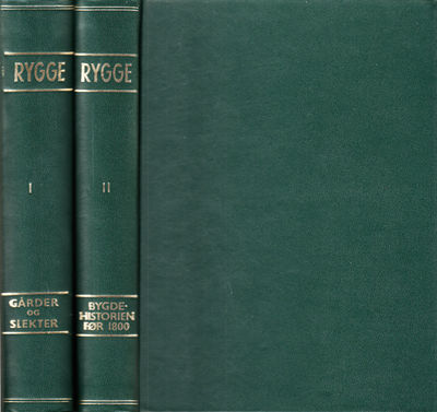 Rygge. Bind I Gårder og slekter. Bind II…
