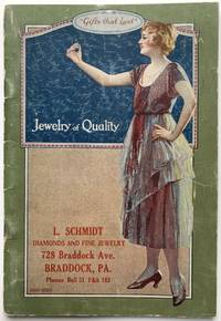 L. Schmidt, Diamonds and Fine Jewelry, Price List for 1922-1923: Jewelry, Watch Fobs, Cuff Links, Chains, Knives, Buckles, Earrings, Bracelets, Pins, Necklaces, Lockets, Jewels