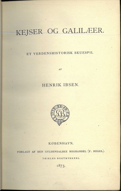 Kejser og galilæer. Et verdenshistorisk skuespil. (photo 2)