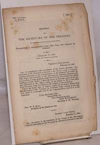 Report from the Secretary of the Treasury, in compliance with a resolution of the Senate,...