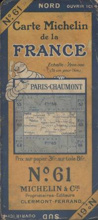 ANCIENNE CARTE MICHELIN n° 55 - CAEN - PARIS - Edition 1929 EUR 4,00 - FR