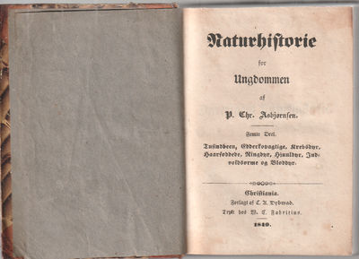Naturhistorie for ungdommen. Femte del.…