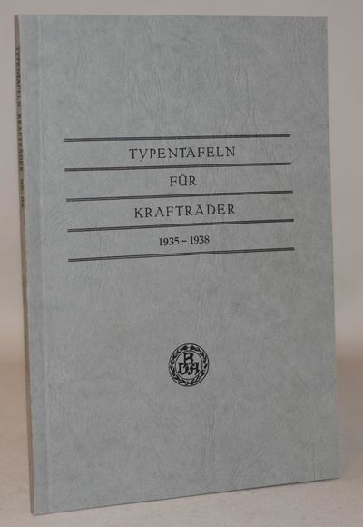 Typentafeln für Krafträder 1935 - 1938.