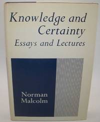 Knowledge and Certainty: Essays and Lectures