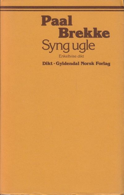 Syng ugle. Enkeltvise dikt.