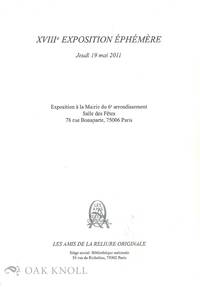XVIIIE EXPOSITION ÉPHÉMÈRE