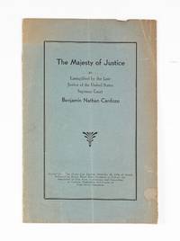 Address by Henry Ward Beer on the Late Benjamin Nathan Cardozo