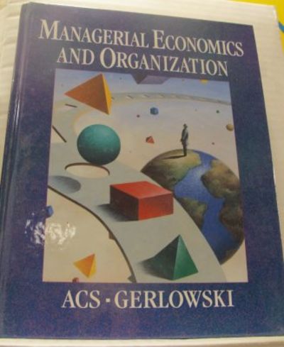 Mangerial Economics and Organization.