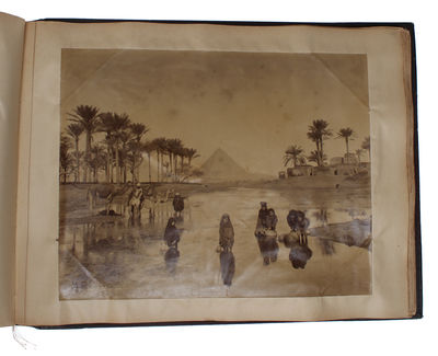Album containing 146 albumen prints of Egypt from…