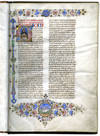 LIBER SUPER ETHICORUM ARISTOTELIS (Commentary on the Ethics of Aristotle);Illuminated manuscript on vellum By Thomas Aquinas