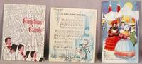 cover of Three caroling pamphlets: Christmas Carols; The Night Before Christmas; The Dear Old Christmas Carols.