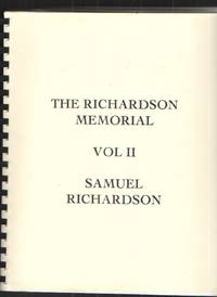 The Richardson Memorial, Volume II - Samuel Richardson