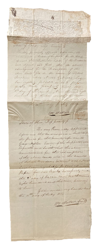 Two Manuscripts Related to Mary Todd Lincoln's Nephews Robert Todd and William L. Todd (the Designer of the California State Flag)