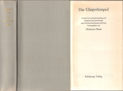DAS GLASPERLENSPIEL. Versuch einer…