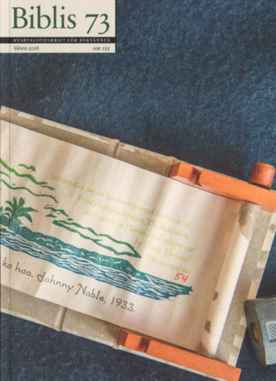 TIDSKRIFTEN BIBLIS 73.