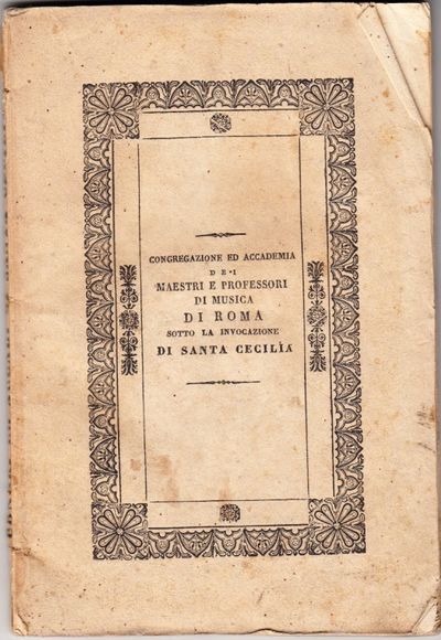 Brevi notizie storiche sulla congregazione ed…