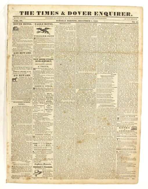 The Times & Dover Enquirer. Vol. III. No. 23