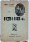 Nuestro Programa. Traducción de J. Prat.