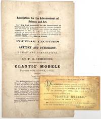 Lecture Announcement -- Dr. F.G. Lemercier on Anatomy and Physiology Using Clastic Models