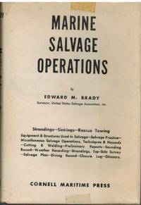cover of MARINE SALVAGE OPERATIONS
