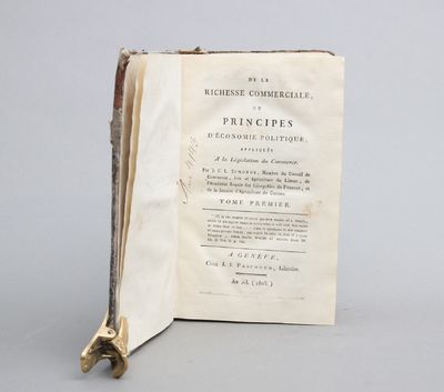 De la richesse commerciale, ou principes d’économie politique, appliqués à la législation du commerce. Two volumes. (photo 2)