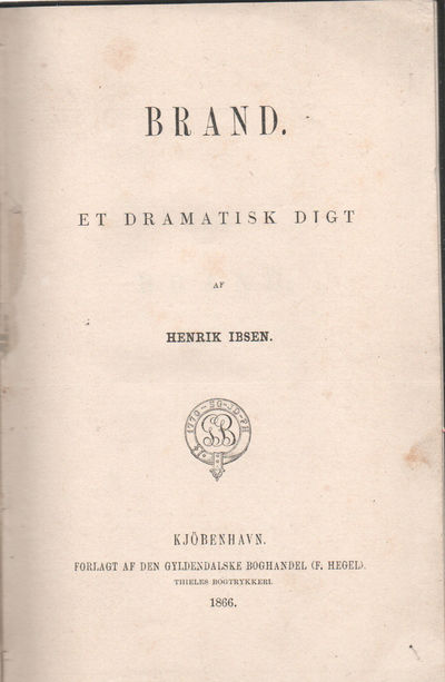 Brand. Et dramatisk digt