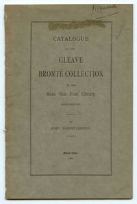 cover of Catalgoue of the Gleave Brontë Collection at the Moss Side Free Library, Manchester