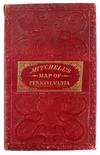 The Tourist's Pocket Map of Pennsylvania Exhibiting its Internal Improvements, Roads Distances &c [cover title: Mitchell's Map of Pennsylvania]