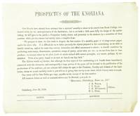 [Drop title] Prospectus for the Knoxiana