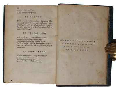 XII Caesares: ex uetusto exemplari emendatiores multis locis. - [“ONE OF THE PRINCIPAL RENAISSANCE EDITIONS OF SUETONIUS’ LIVES OF THE TWELVE CAESARS”] (photo 3)