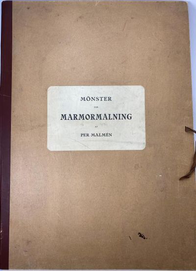 Mönster för marmormålning.