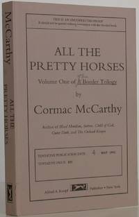 All the Pretty Horses by McCarthy, Cormac - 1992