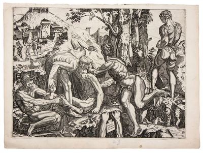 Five Soldiers (The Bathers). Detail from the Battle of Cascina